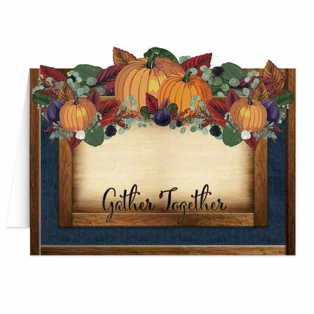 GOLDENGIFTS Fall Thanksgiving Table Card GO3342336